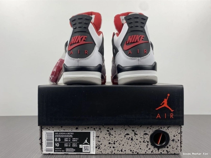 Fire Jordan (2020) Red Air Retro 4 DC7770-160 0801